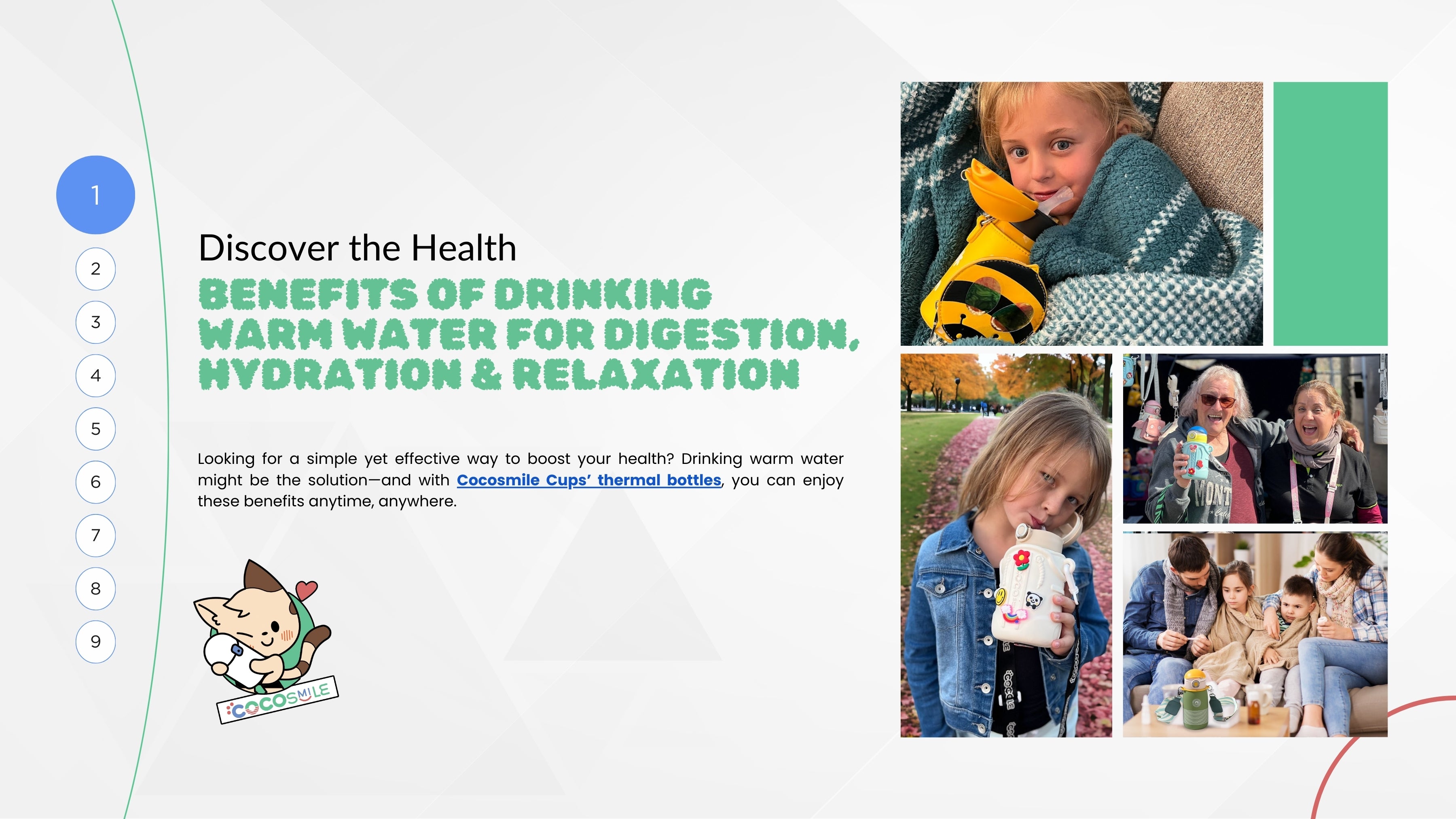 Discover the Health Benefits of Drinking Warm Water for Digestion, Hydration & Relaxation - Cocosmile Cups