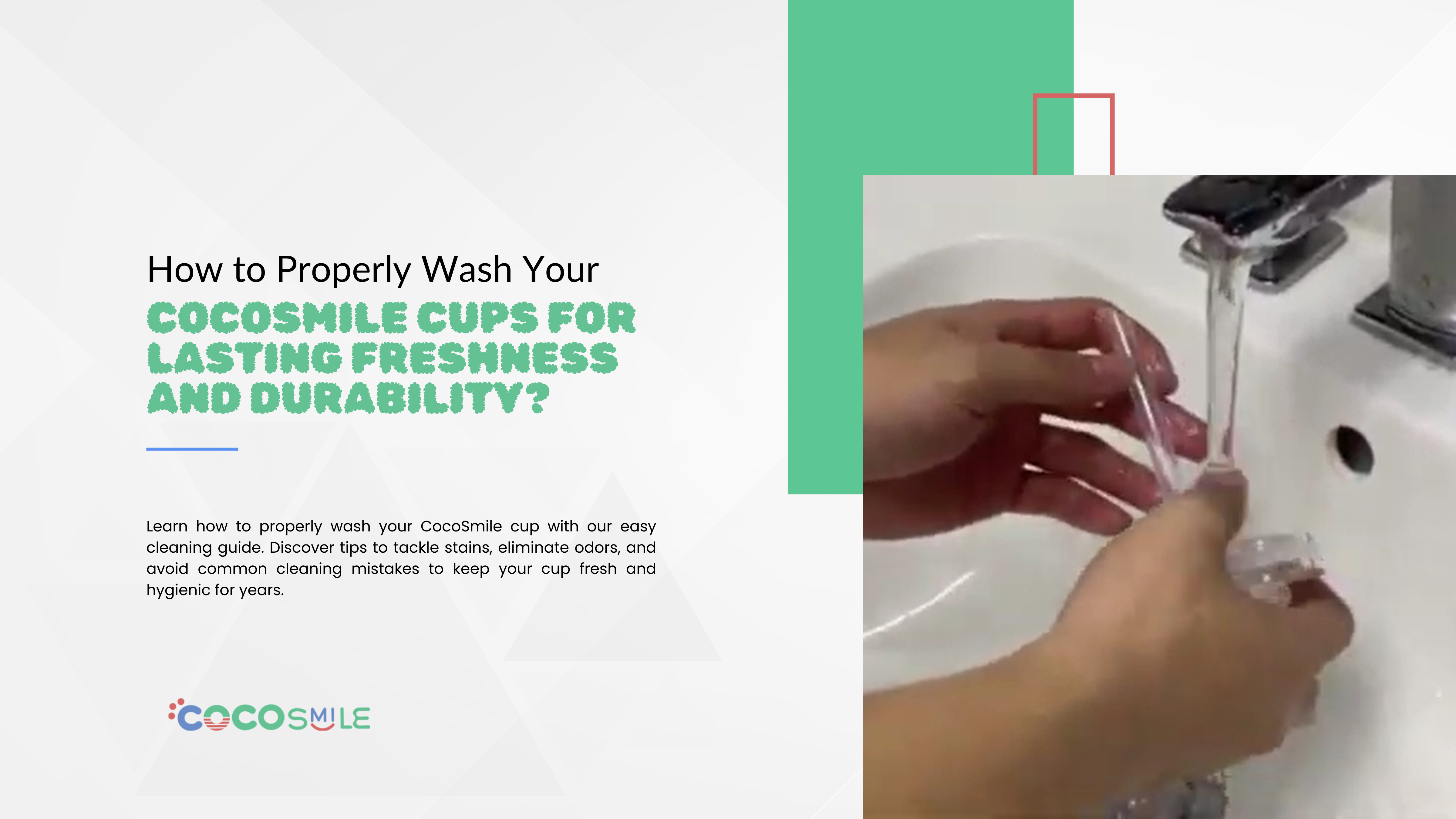 How to Properly Wash Your CocoSmile Cups for Lasting Freshness and Durability? - Cocosmile Cups