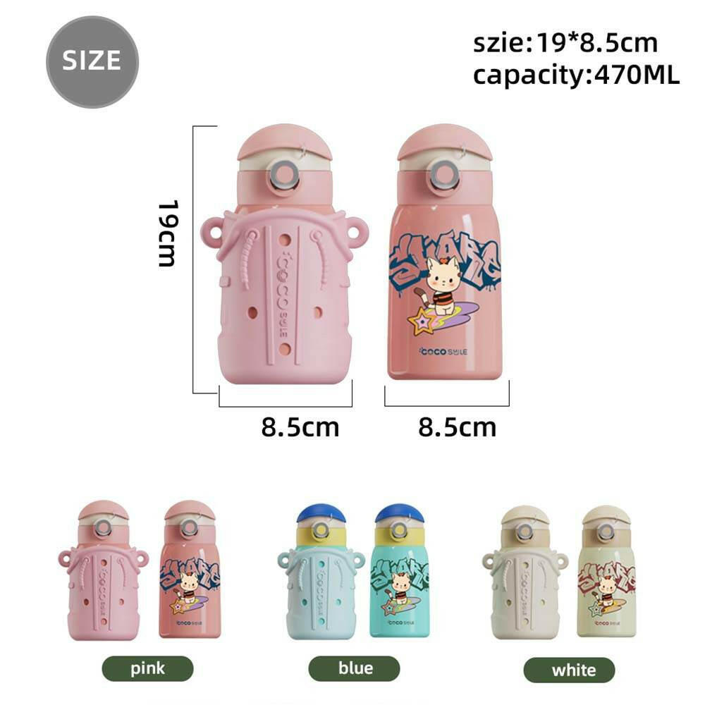 Coco Cap Fun Charm Thermos Cup - Cocosmile Cups