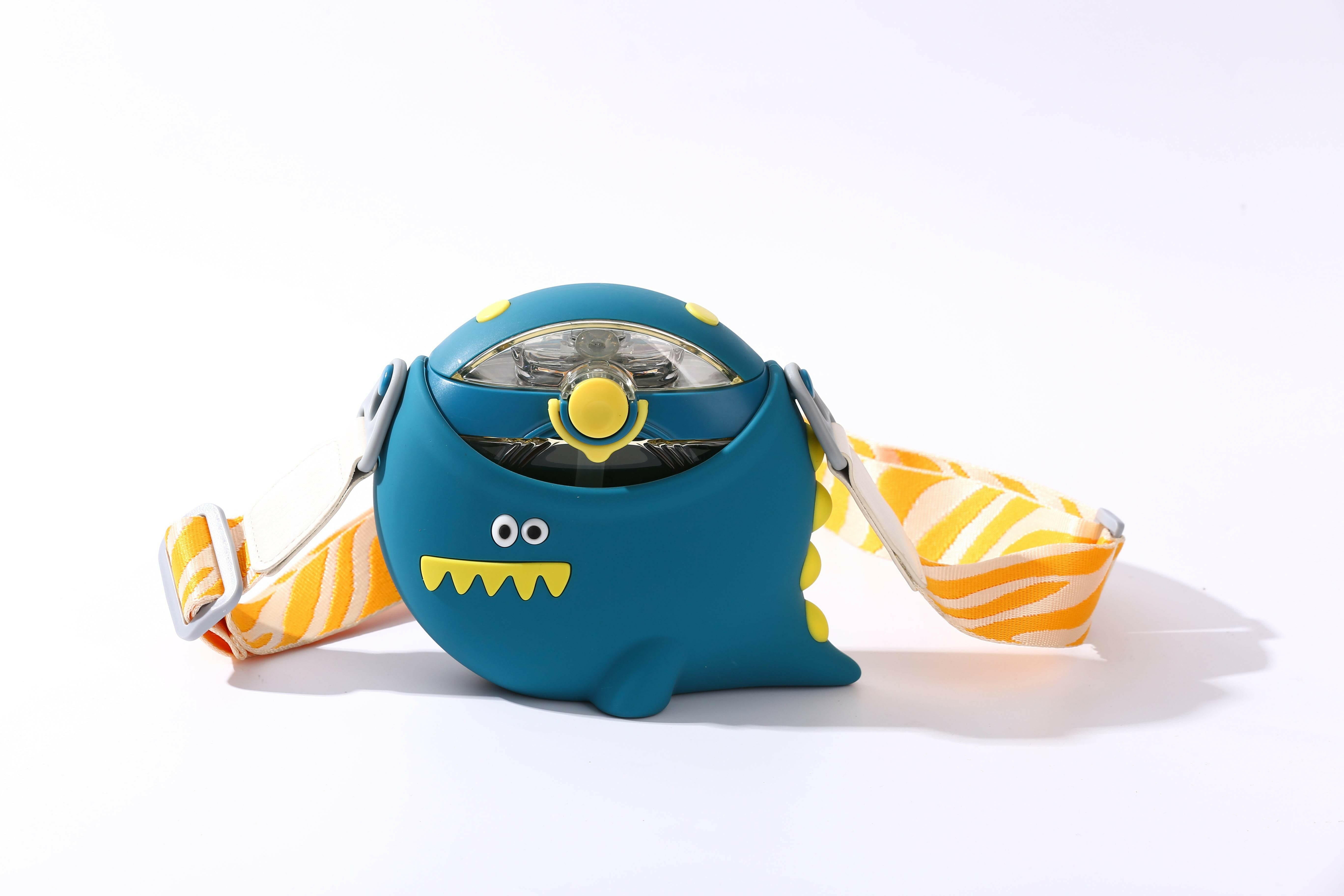 Dinosaur Round Bottle with Lanyard - Cocosmile Cups