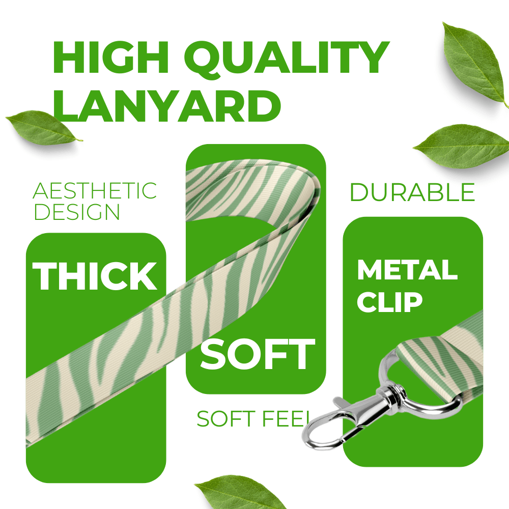 Soft carrying lanyard for the Coco Cap Deer Thermos Cup with metal clip