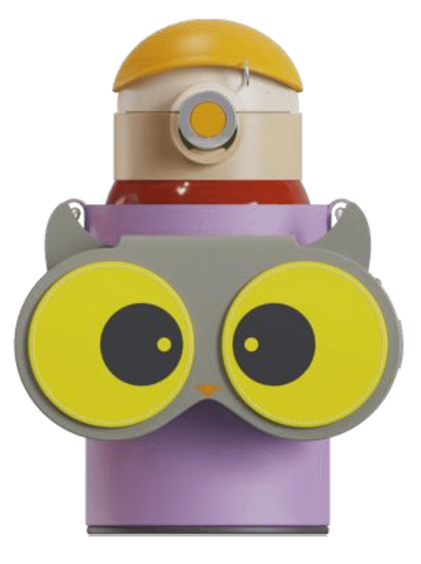Owl Eye Thermos Cup With Sleeve - Cocosmile Cups