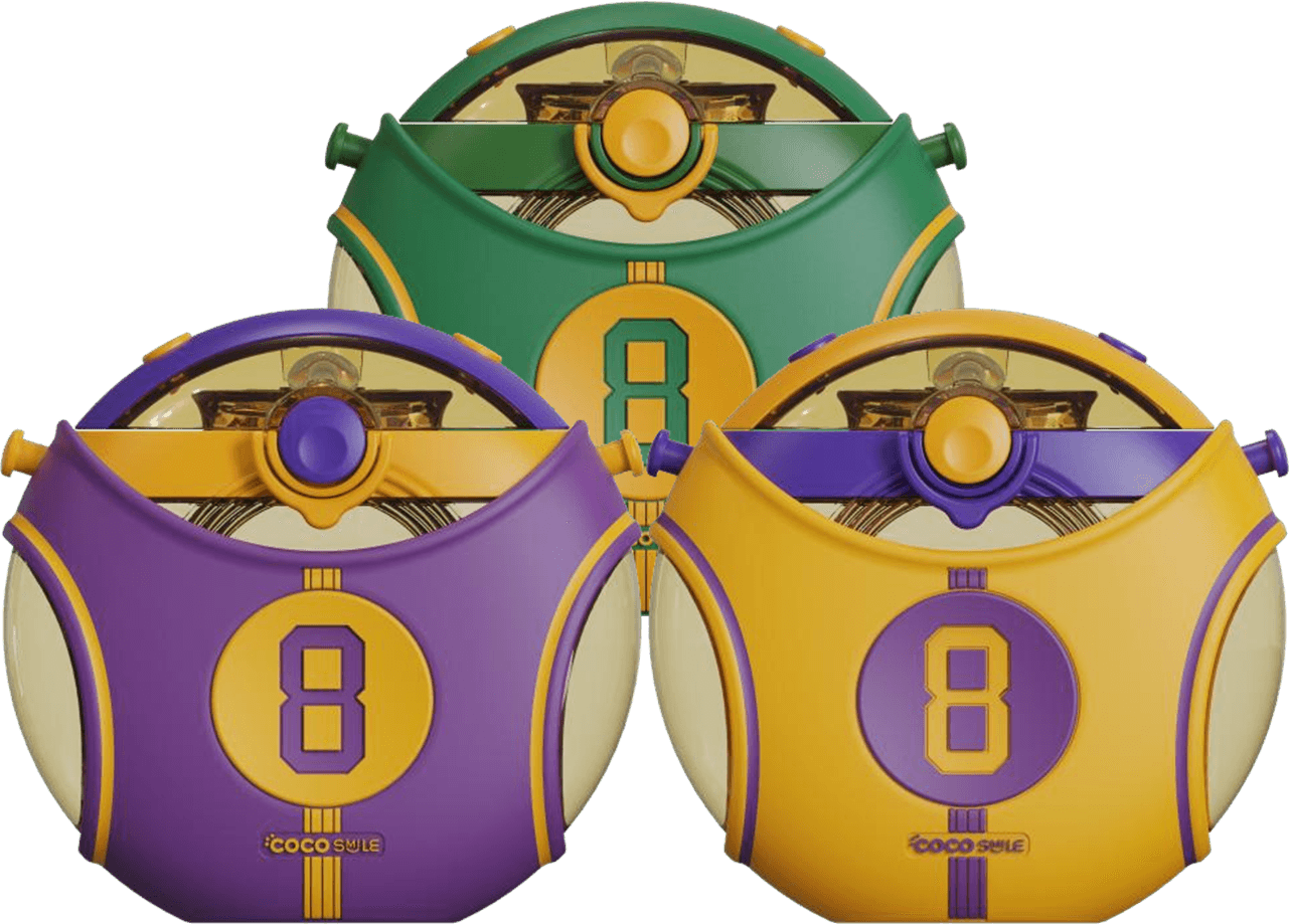 Number 8 jersey Straw Round Bottle.