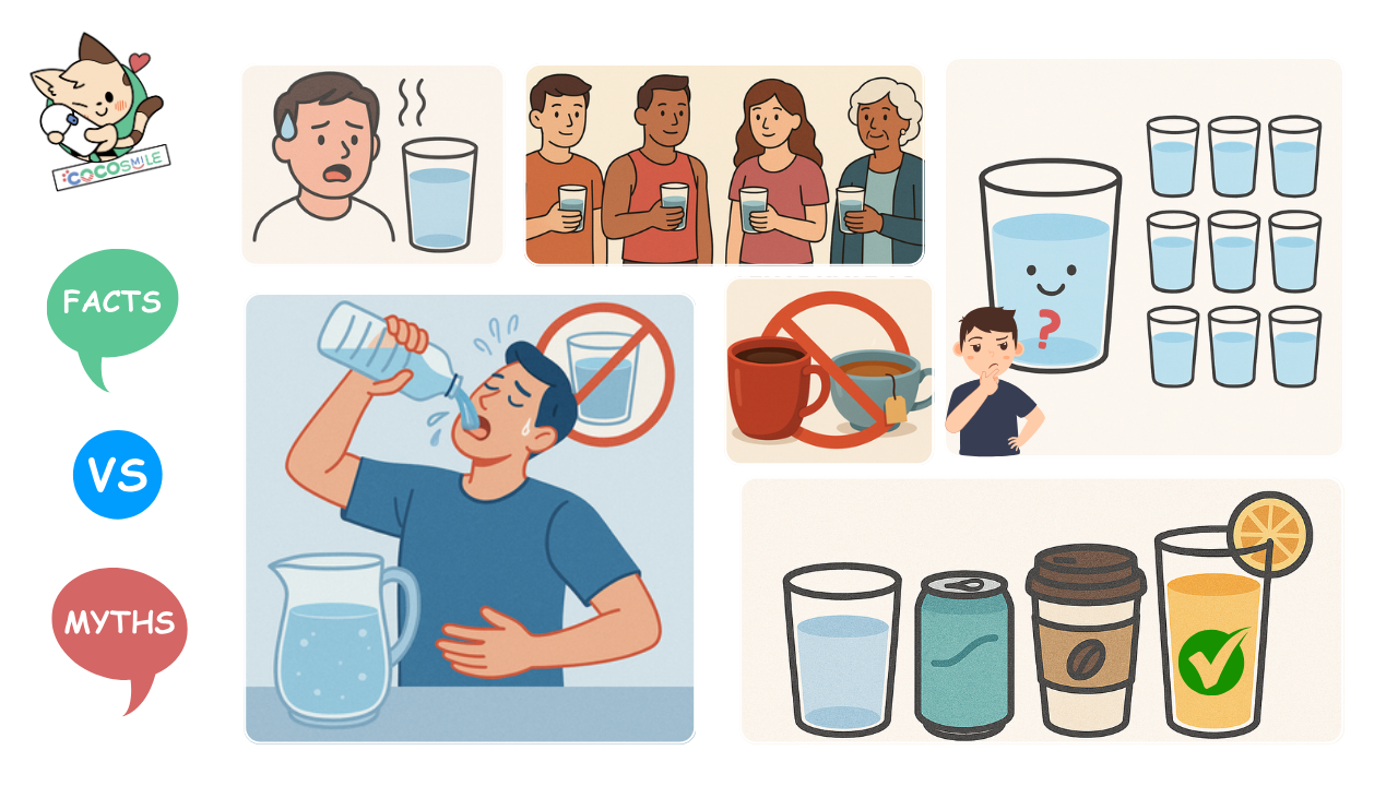 Debunking Hydration Myths: Fact vs. Fiction on Water and Fluids