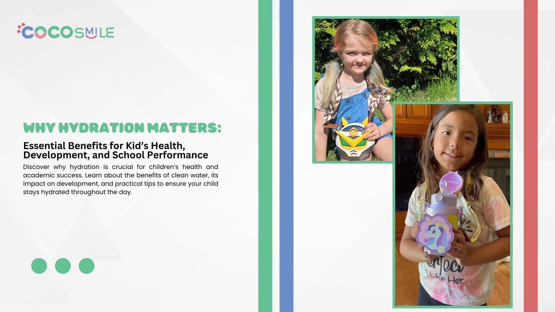 Why Hydration Matters: Key Benefits for Kids’ Health and Success - Cocosmile Cups