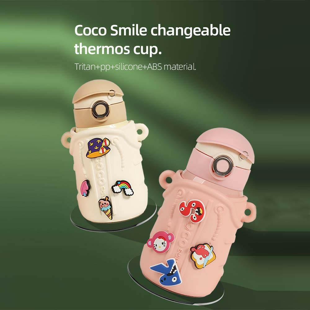 Coco Cap Fun Charm Thermos Cup - Cocosmile Cups