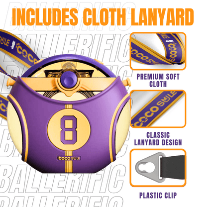 Number 8 jersey Straw Round Bottle.