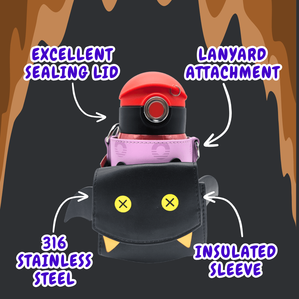 Bat Thermos Cup with Sleeve - Cocosmile Cups