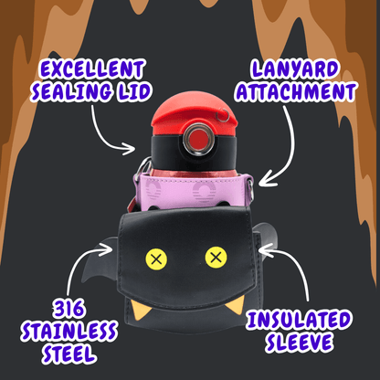 Bat Thermos Cup with Sleeve - Cocosmile Cups