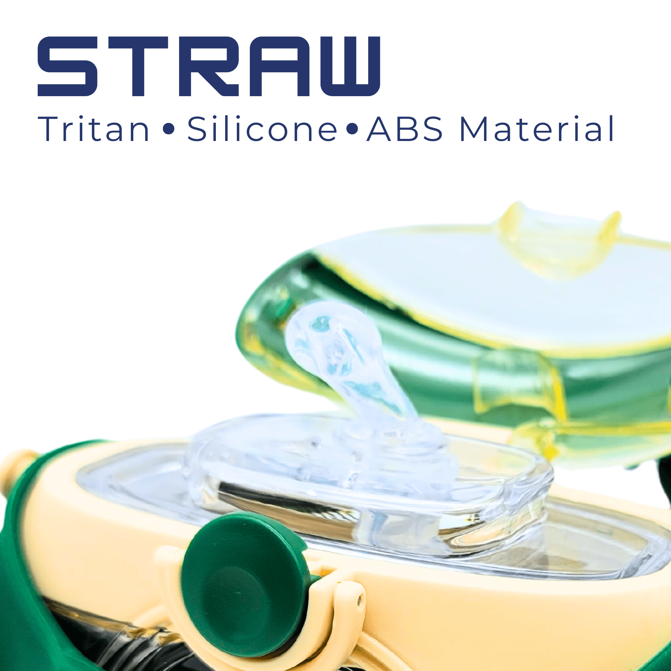 Astronaut Straw Round Bottle.