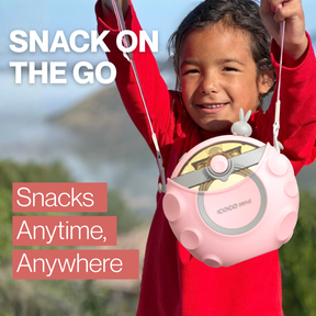 CocoSmile Snack Storage Box for Kids – Cute Leak-Proof Bento Snack Container | BPA-Free Food Storage for School, Travel & Lunchbox Snacks