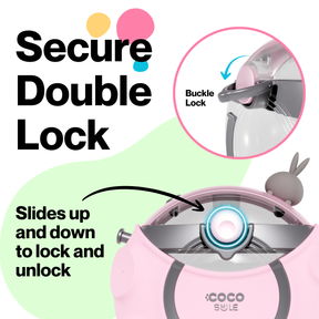 CocoSmile Snack Storage Box for Kids – Cute Leak-Proof Bento Snack Container | BPA-Free Food Storage for School, Travel & Lunchbox Snacks