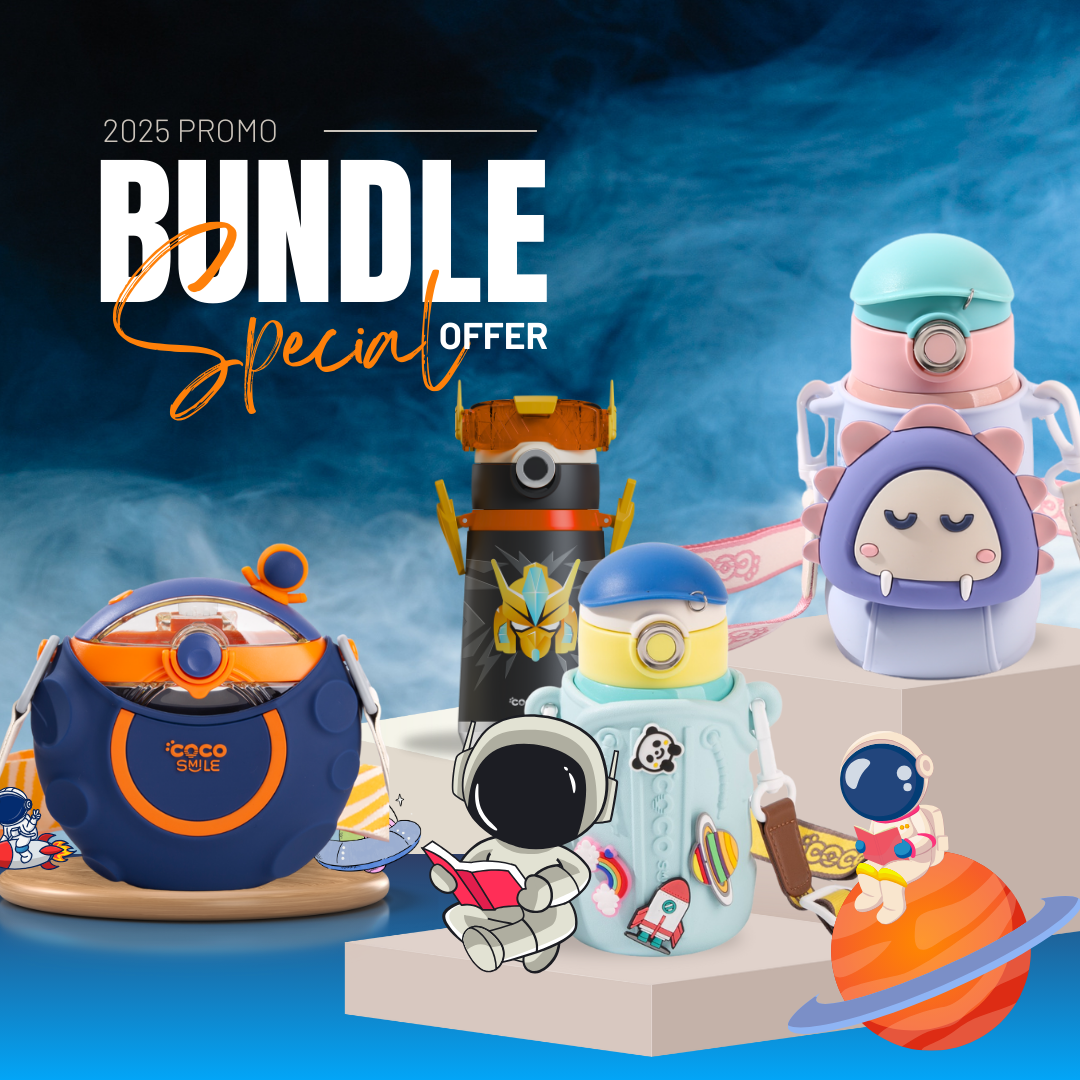 “Space Explorer” Kids Hydration Bundle – 4 Adventure Cups + Free Shipping