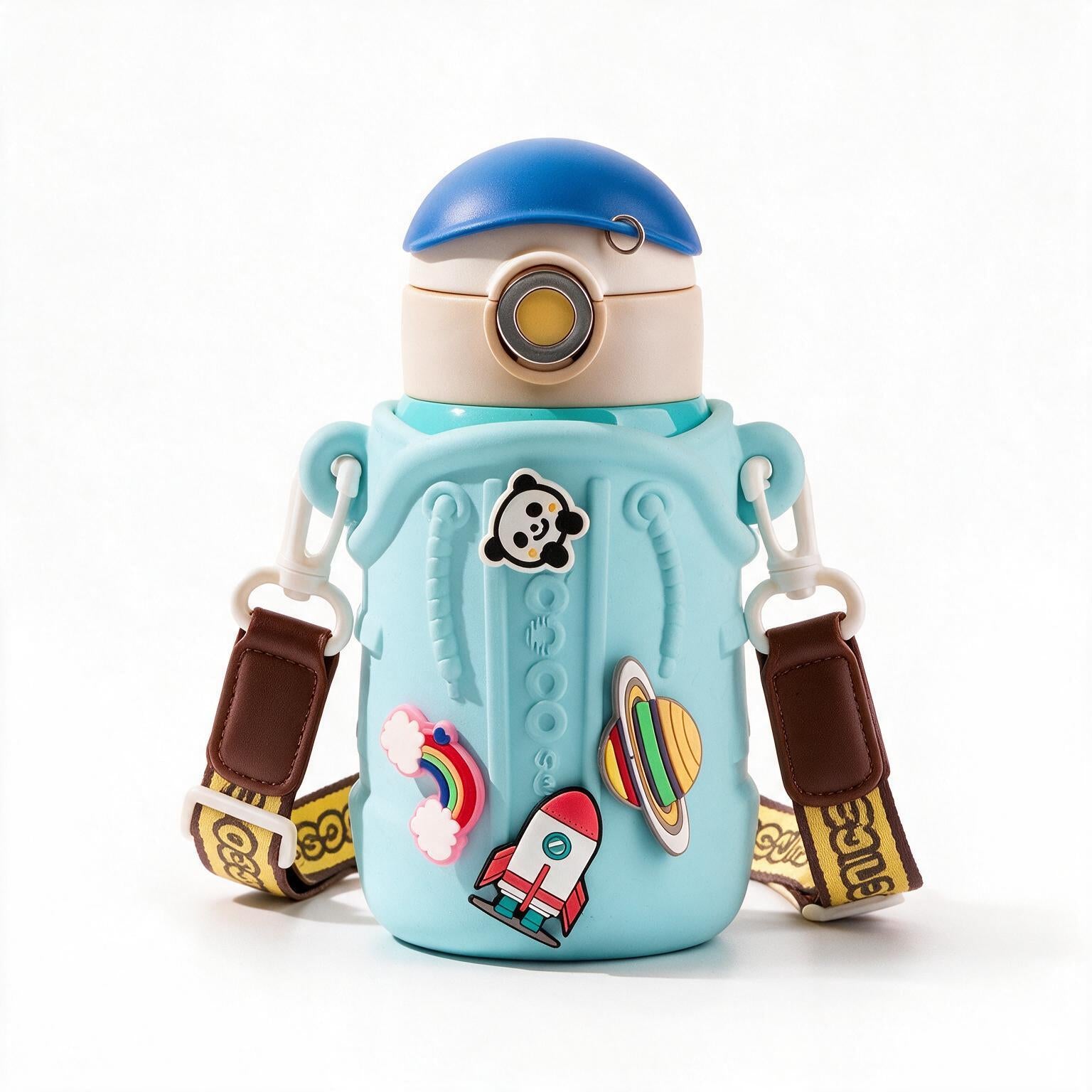 Coco Fun Charm Kids Water Bottle with Straw & Direct Drink Lid