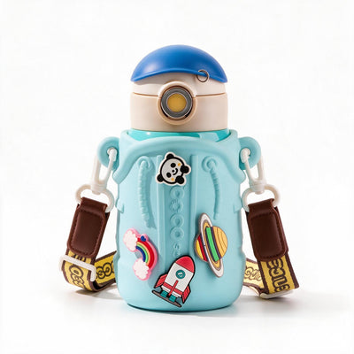 Coco Fun Charm Kids Water Bottle with Straw & Direct Drink Lid