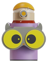 Owl Eye Thermos Cup With Sleeve
