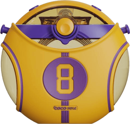 Number 8 jersey Straw Round Bottle.