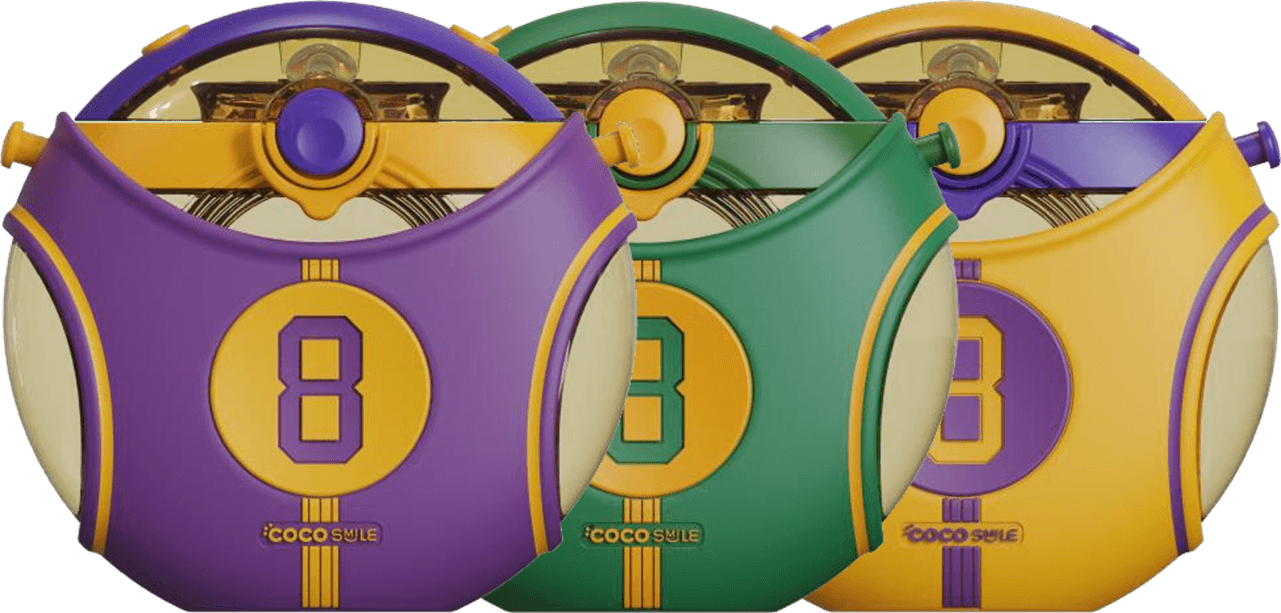 Number 8 jersey Straw Round Bottle.